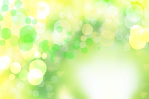 abstract colorful gradient yellow green bokeh lights background texture.