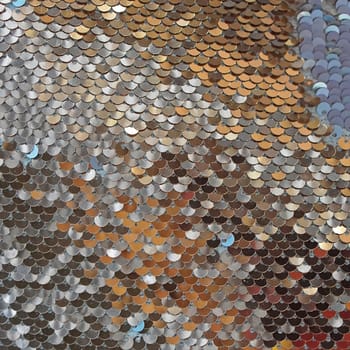 Fancy sequence glitter metallic beads texture background