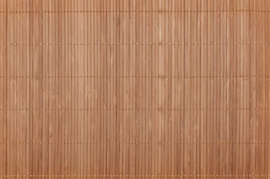Background on the whole image of the bamboo mat light color.
