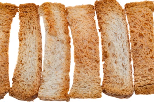 Bright fresh bread rolls made of white wheat bread.