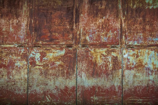 Rusty metal texture background. Vintage grunge effect.