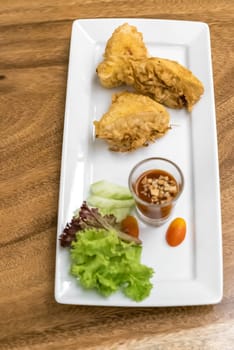 Deep fried tofu and taro