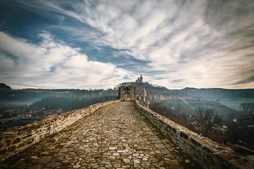 Entrance to the Fortress Tsarevets in Veliko Tarnovo, Bulgaria