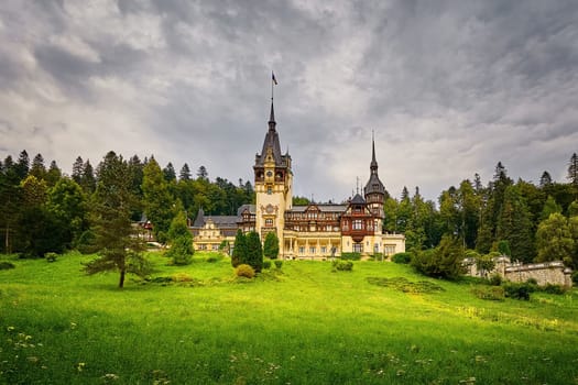 Old Castle in Sinaia, Romania
