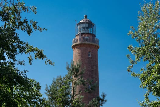 PREROW ON THE DARS - AUGUST 03, 2018: Prerow on the Darss, Vorpommersche Boddenlandschaft National Park, Germany