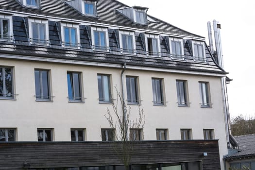 BAD HONNEF, GERMANY - MARCH 27, 2016:.Former school building business school St Anno school brothers in Bad Honnef in Germany on the Rhine.