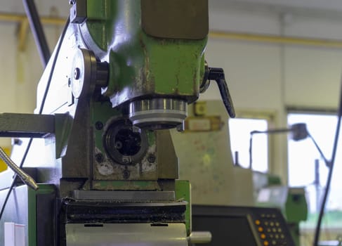 CNC miling of greed and old cutting material