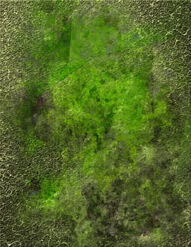 Mysterious texture in green colors