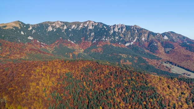 Zaganu Mountain in Ciucas Massif Romanian Carpathians