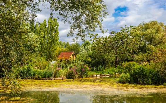 Marshes in Bourges, Berry province, Centre-Val de Loire, France