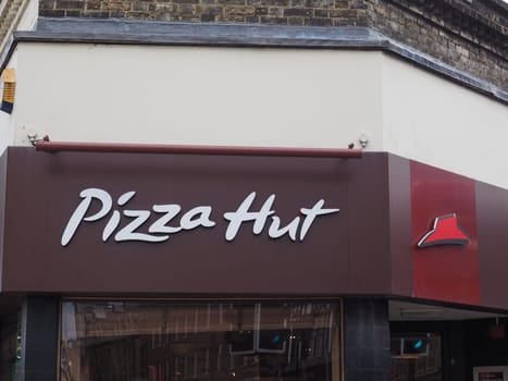 CAMBRIDGE, UK - CIRCA OCTOBER 2018: Pizza Hut storefront