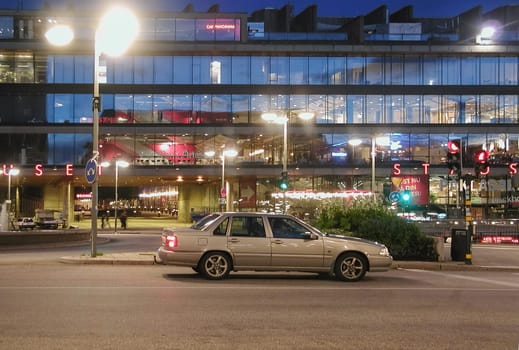STOCKHOLM, SWEDEN - CIRCA AUGUST 2005: The Kulturhuset (meaning House of Culture) and Stadsteater (City Theatre) designed in 1974 is a masterpiece of Swedish modernist architecture