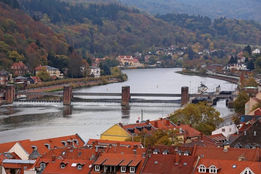 Karlstor lock system in Heidelberg or lock Heidelberg