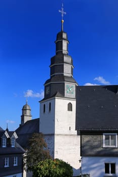 The Church Saint Heribert in Hallenberg Gemany