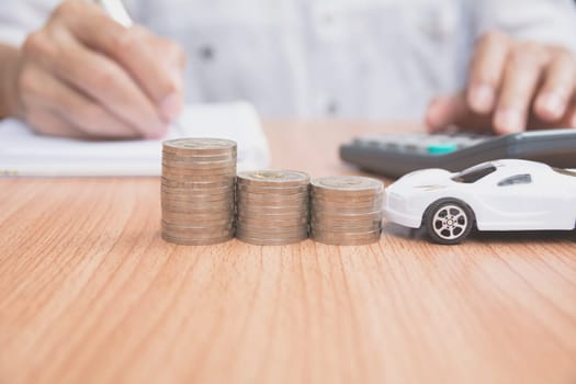 Car insurance and car services concept. Business concept. Car insurance and financial concept.