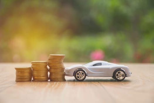Car insurance and car service. Car insurance, business and financial concept.