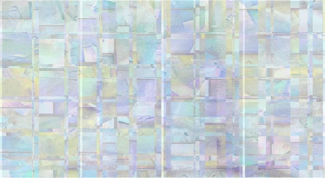 Abstract painting in soft pastel colors