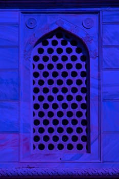 architectural window detail from old building in istanbul