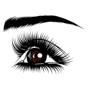 Beautiful Women Eyes with make up