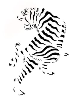 illustration Tiger Eyes Mascot Graphic