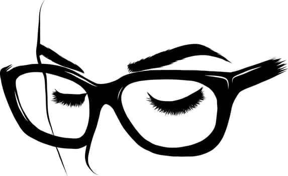 Beautiful Women Eyes with make up