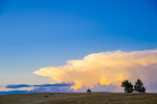 Landscape of the country side in America. America is a continent where American mainly live.