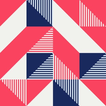 Simple geometric artwork with editable bold blocks. Scandinavian style. Universal abstract seamless pattern for wallpaper, web or prints cover, textile, ceramic tile etc.