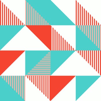 Abstract minimal geometric artwork. Minimalist background seamless pattern with simple shape. Vector backdrop for web banner, wallpaper, magazine cover, business presentations, branding, textile