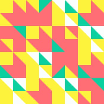 Simple geometric artwork with editable bold blocks. Scandinavian style. Universal abstract seamless pattern for wallpaper, web or prints cover, textile, ceramic tile etc.