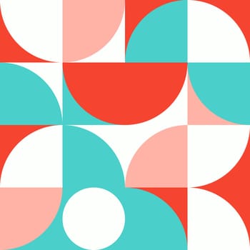 Abstract minimal geometric artwork. Minimalist background seamless pattern with simple shape. Vector backdrop for web banner, wallpaper, magazine cover, business presentations, branding, textile