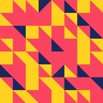 Simple geometric artwork with editable bold blocks. Scandinavian style. Universal abstract seamless pattern for wallpaper, web or prints cover, textile, ceramic tile etc.