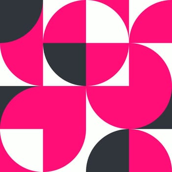 Simple geometric artwork with editable bold blocks. Scandinavian style. Universal abstract seamless pattern for wallpaper, web or prints cover, textile, ceramic tile etc.