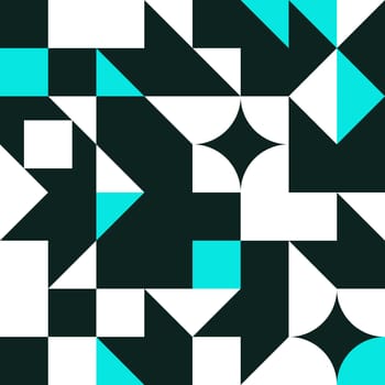 Simple geometric artwork with editable bold blocks. Scandinavian style. Universal abstract seamless pattern for wallpaper, web or prints cover, textile, ceramic tile etc.