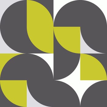Simple geometric artwork with editable bold blocks. Scandinavian style. Universal abstract seamless pattern for wallpaper, web or prints cover, textile, ceramic tile etc.