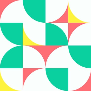 Simple geometric artwork with editable bold blocks. Scandinavian style. Universal abstract seamless pattern for wallpaper, web or prints cover, textile, ceramic tile etc.