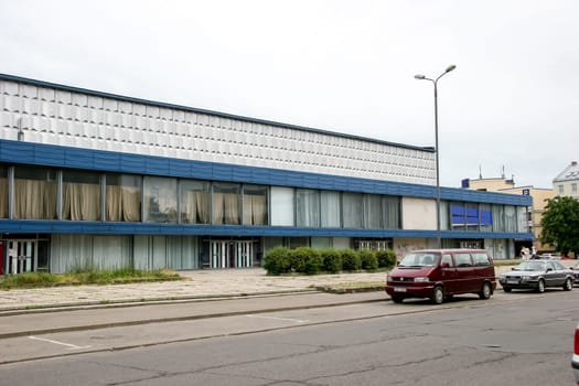 Riga Sports Palace "Rigas Sporta Pils"" shortly before demolition. Riga, Latvia."
