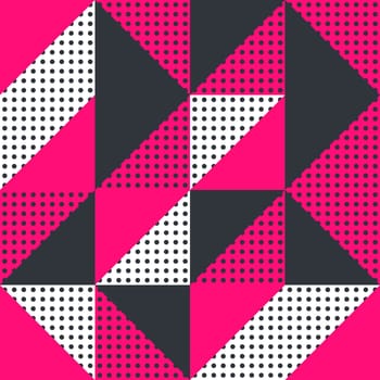 Simple geometric artwork with editable bold blocks. Scandinavian style. Universal abstract seamless pattern for wallpaper, web or prints cover, textile, ceramic tile etc.