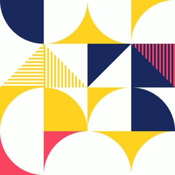 Simple geometric artwork with editable bold blocks. Scandinavian style. Universal abstract seamless pattern for wallpaper, web or prints cover, textile, ceramic tile etc.