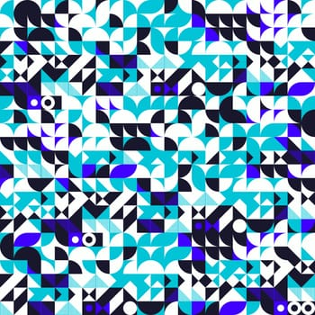 Simple geometric artwork with editable bold blocks. Scandinavian style. Universal abstract seamless pattern for wallpaper, web or prints cover, textile, ceramic tile etc.