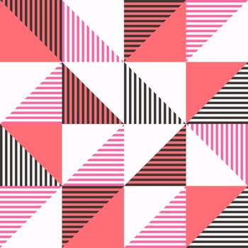 Simple geometric artwork with editable bold blocks. Scandinavian style. Universal abstract seamless pattern for wallpaper, web or prints cover, textile, ceramic tile etc.