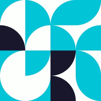 Simple geometric artwork with editable bold blocks. Scandinavian style. Universal abstract seamless pattern for wallpaper, web or prints cover, textile, ceramic tile etc.