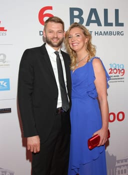Jette Joop and Boyfriend  Alexander Kinzler at the University Gala Hamburg