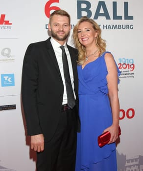 Jette Joop and Boyfriend  Alexander Kinzler at the University Gala Hamburg