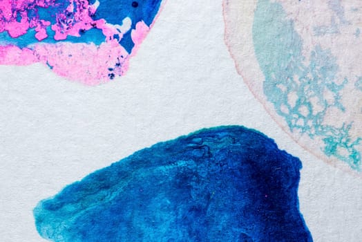 Abstract aquarelle hand drawn art on white background, Watercolor grunge texture backdrop