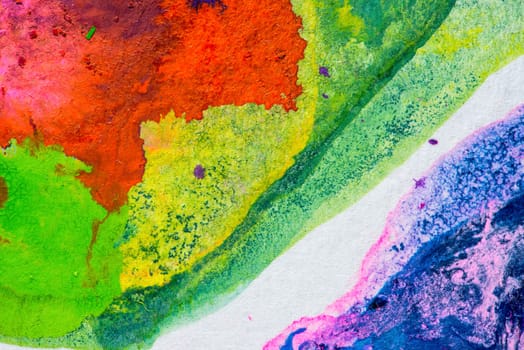 Abstract aquarelle hand drawn art on white background, Watercolor grunge texture backdrop