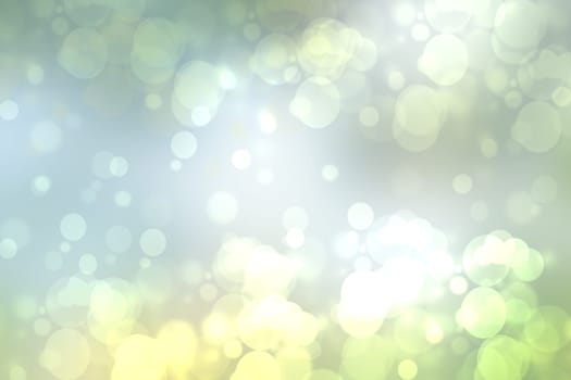 Abstract bright green valentine background texture with white blurred bokeh lights. Card concept. Space for your design.