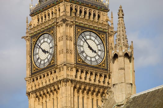 london, big ben clock at the westminster city