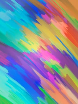 Digital Painting Abstract Textured Colorful Background