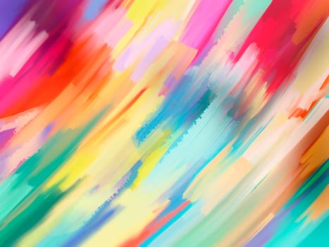 Digital Painting Abstract Textured Colorful Background
