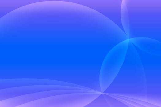 Abstract blue and light puple background. Intersecting arcs background.